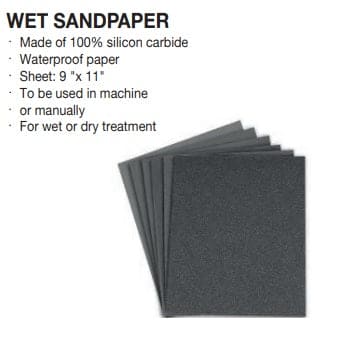 Toolcraft 1200 Gram Sanding Paper, Wet to Dry, Waterproof - TC2850 Sale