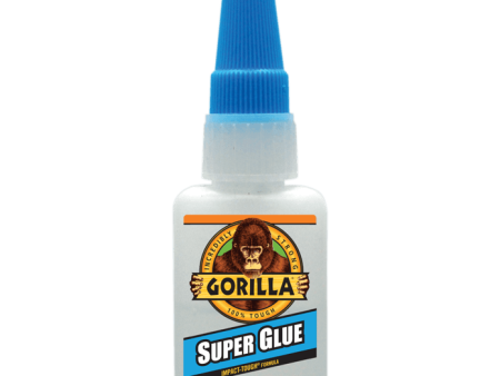 Gorilla Super Glue 15g (0.53oz), Instant Repairs on Smaller Indoor Projects. Ideal for Wood, Metal, Stone, Ceramic, Glass, Plastic, PVC Sheet, Brick, Concrete, Foam and More - 7805009 on Sale