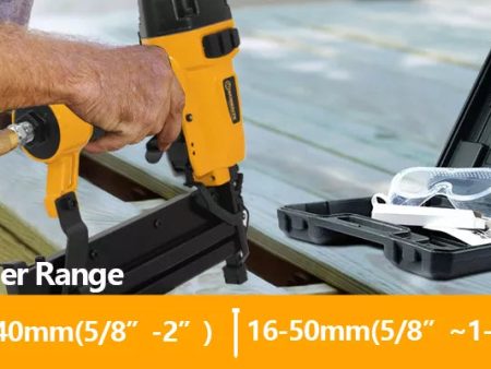 WORKSITE  2 In 1 Combo, 18 Gauge Portable Pneumatic Brad Nailer & Stapler.  Is Ideal For Interior And Exterior Finishing And Trim, Furniture, Cabinetry, Stairs, Baseboards, Shoe And Crown Molding, Window Casings And Moldings Picture Rails -  PNT387 Online