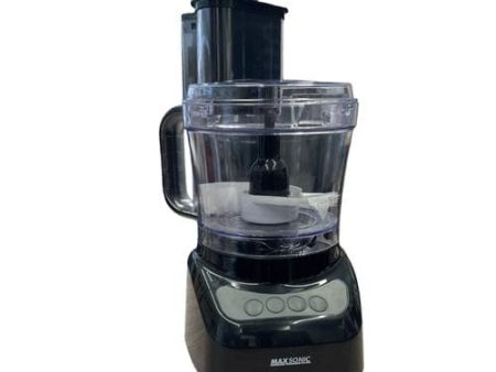 Maxsonic Elite Multifunctional Food Processor with Safety Lock 1.8 L - Upgrade your kitchen with the Maxsonic Elite 10-cup food processor. This powerful cooking appliance is designed to make preparing your meals faster and easier than ever - 460196 Hot on Sale