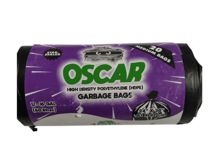 Oscar High Density Polyethylene (HDPE) Garbage Bags (20 Medium Bags) -79811892669 Online Hot Sale