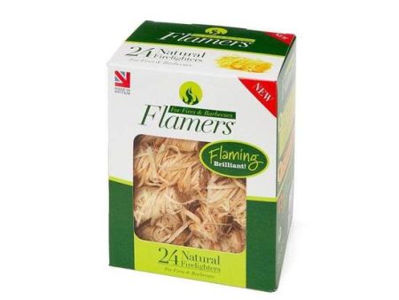 Flamers Natural Fire Starter (24 Pack) - FLA24 Hot on Sale