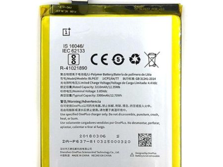 For OnePlus 5  5T Replacement Battery 3300mAh - BLP571 Discount