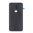 For One Plus 6 Replacement Rear Battery Cover with Adhesive (Mirror Black) Online Sale