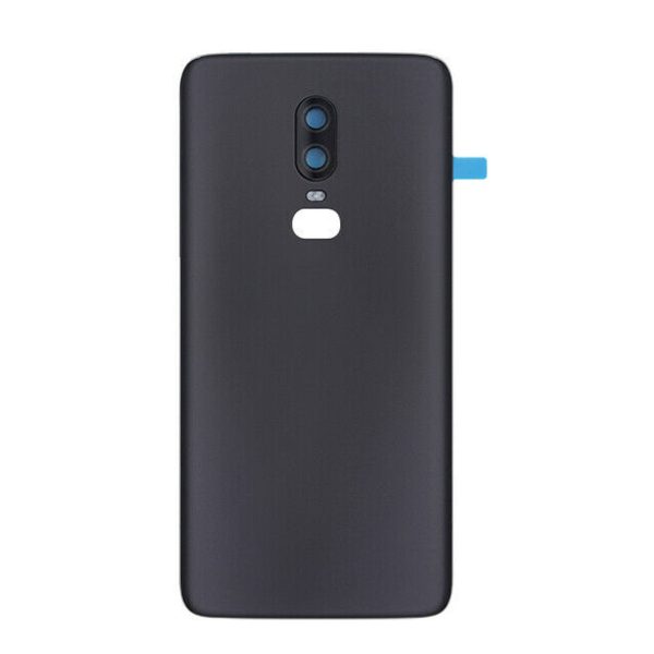 For One Plus 6 Replacement Rear Battery Cover with Adhesive (Mirror Black) Online Sale