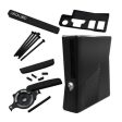 For Xbox 360 Slim Replacement External Housing Shell (Black) Hot on Sale