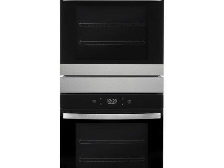 Whirlpool Four mural encastré double de 24 pouces, 5,8 pi. cu. avec technologie convection véritable WOD52ES4MZ Fashion