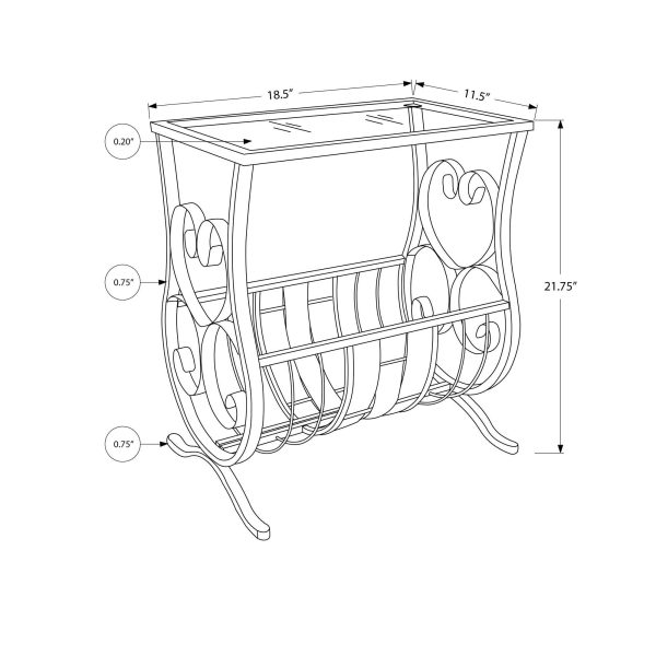 Monarch Table d appoint I 3314 For Discount