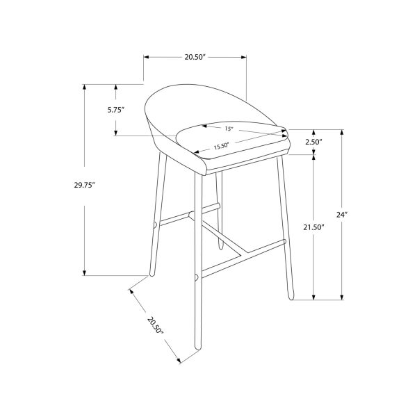 Monarch Tabouret de hauteur comptoir I 2298 For Sale